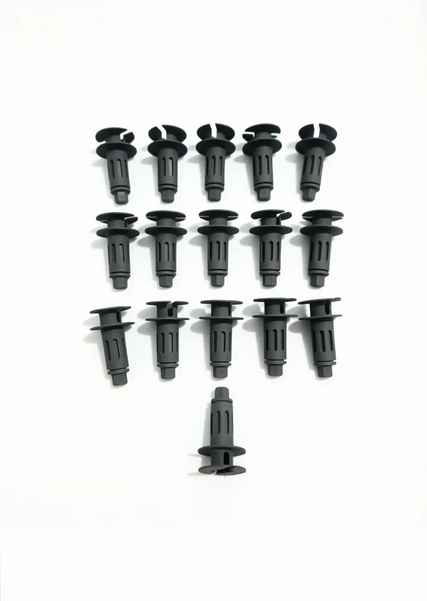 Phosphated and blackened fasteners