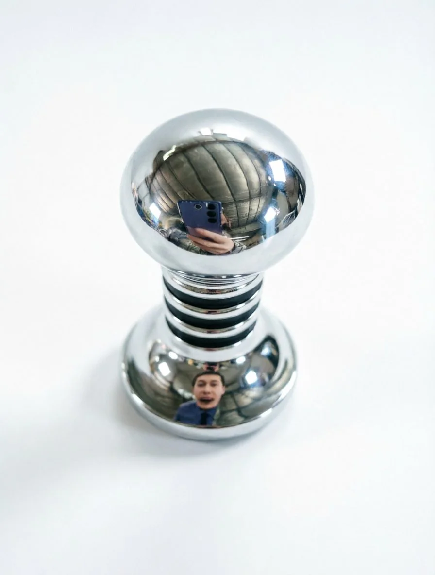 Mirror-polished metal part