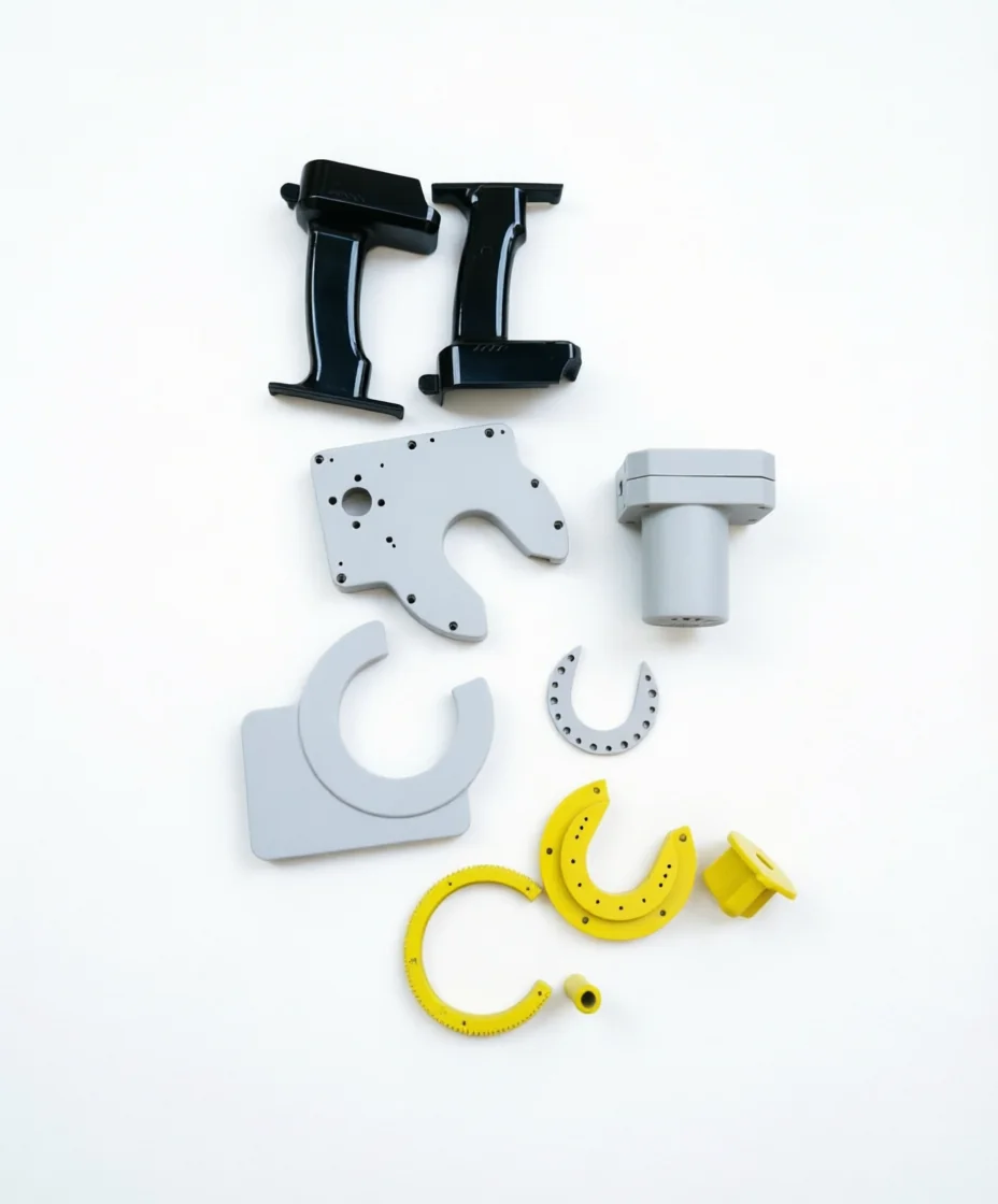 Painted plastic parts